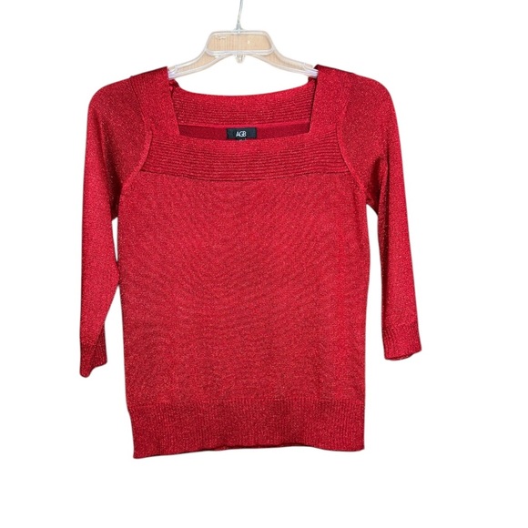 AGB speaking red sweater valentines new size medium - Picture 1 of 5